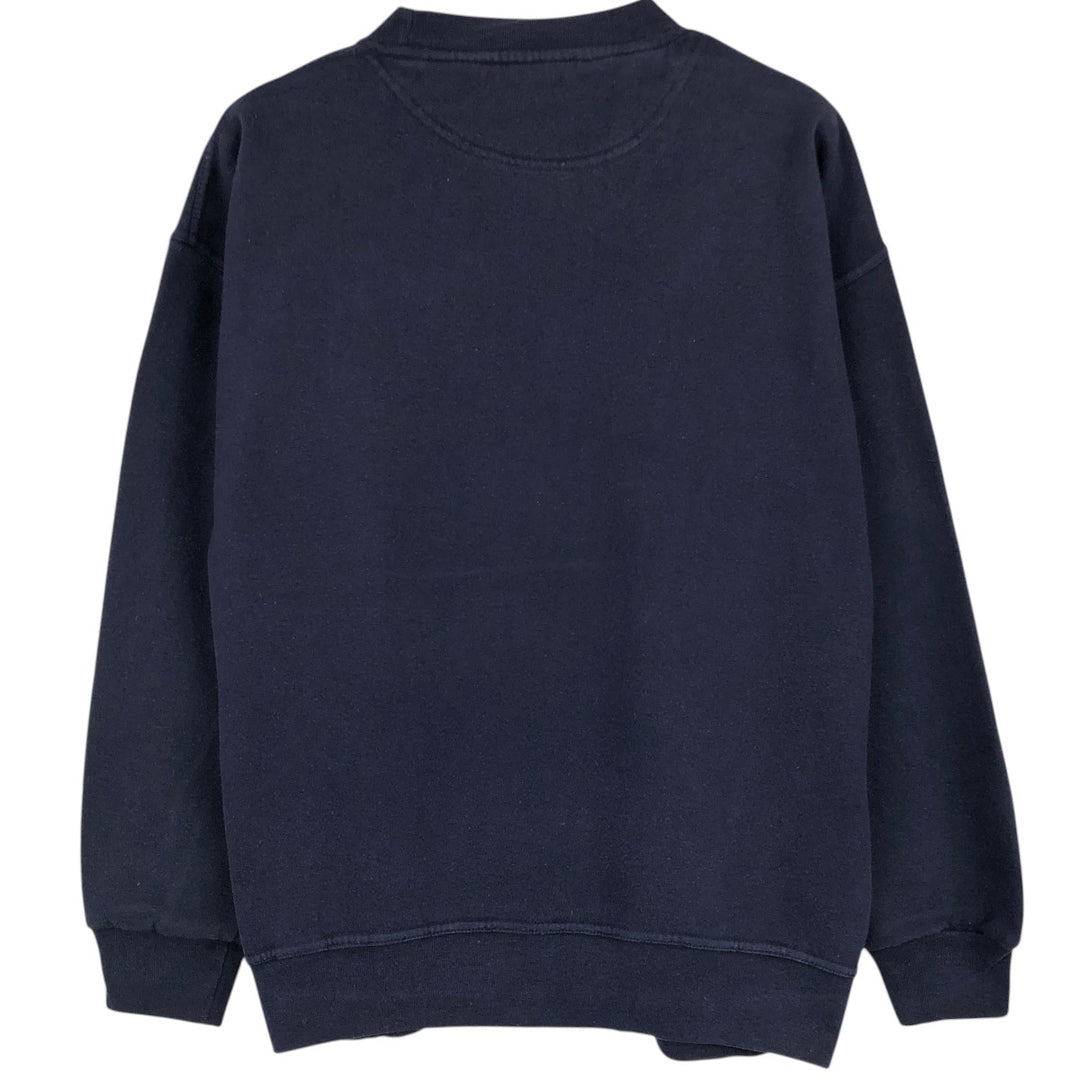 1990'S University of Oxford College Sweatshirt, Men's Size L (approx.), Vintage cotton navy blue type Vintage Second Hand