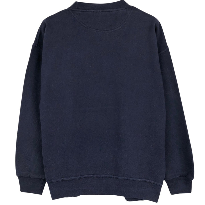 1990'S University of Oxford College Sweatshirt, Men's Size L (approx.), Vintage cotton navy blue type Vintage Second Hand