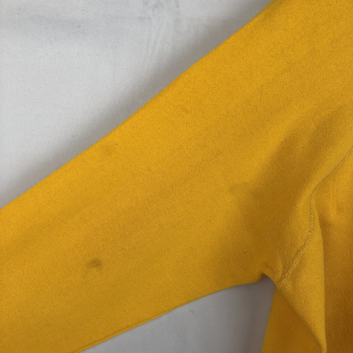 The University of Iowa College Sweatshirt (Men's Size M) unclear lemon yellow Vintage Second Hand