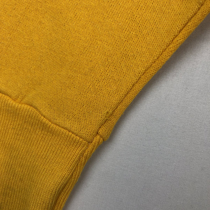 The University of Iowa College Sweatshirt (Men's Size M) unclear lemon yellow Vintage Second Hand
