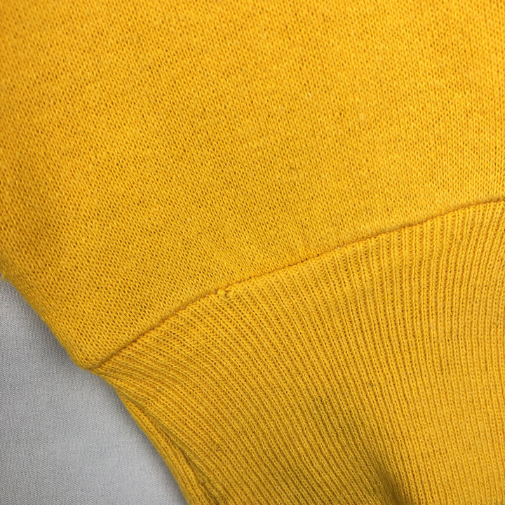 The University of Iowa College Sweatshirt (Men's Size M) unclear lemon yellow Vintage Second Hand