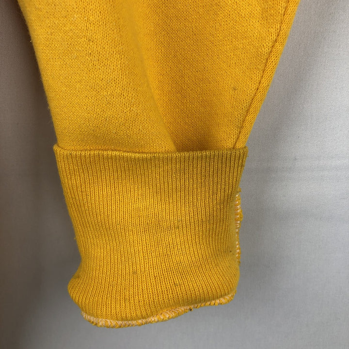 The University of Iowa College Sweatshirt (Men's Size M) unclear lemon yellow Vintage Second Hand