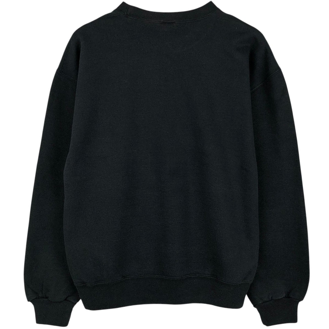 90'S Russell College Sweatshirt, Men's Size L, Vintage cotton black type Vintage Second Hand