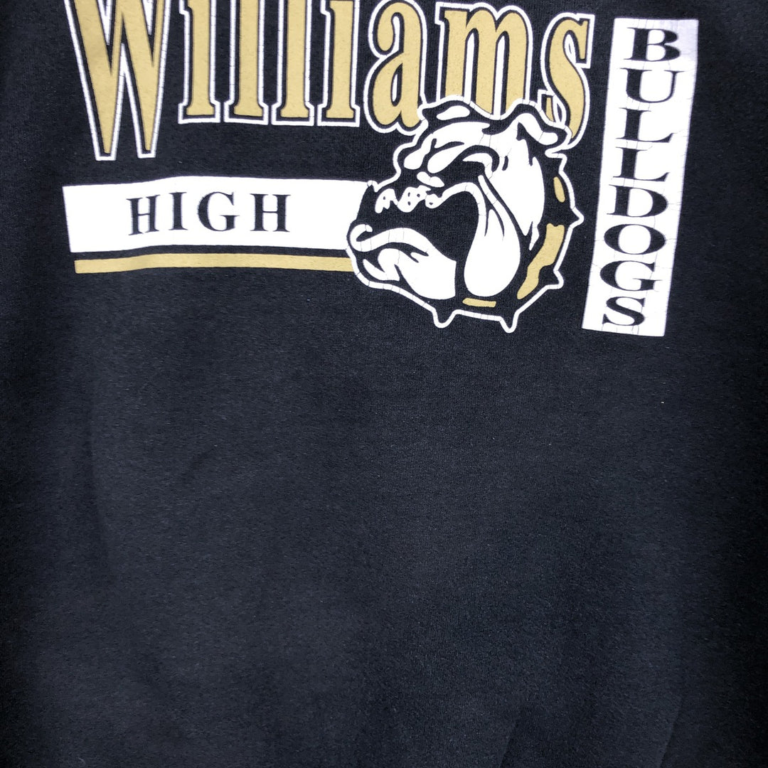 90'S Russell College Sweatshirt, Men's Size L, Vintage cotton black type Vintage Second Hand