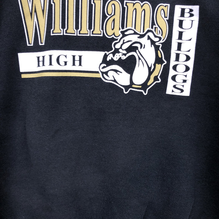 90'S Russell College Sweatshirt, Men's Size L, Vintage cotton black type Vintage Second Hand