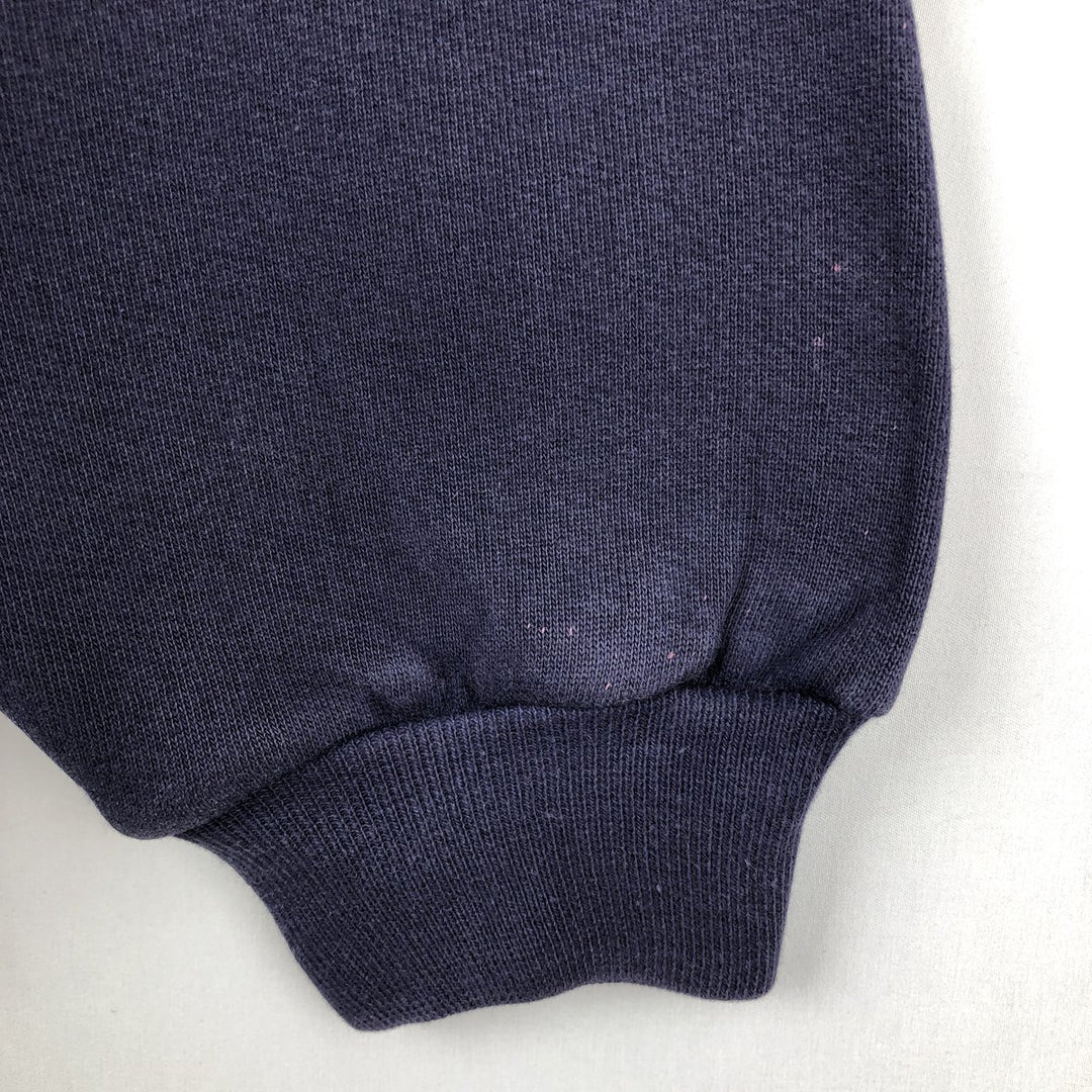 90'S Russell Texas Woman's University College Sweatshirt, Made in USA, Men's XL equivalent, Vintage cotton Indigo Vintage Second Hand