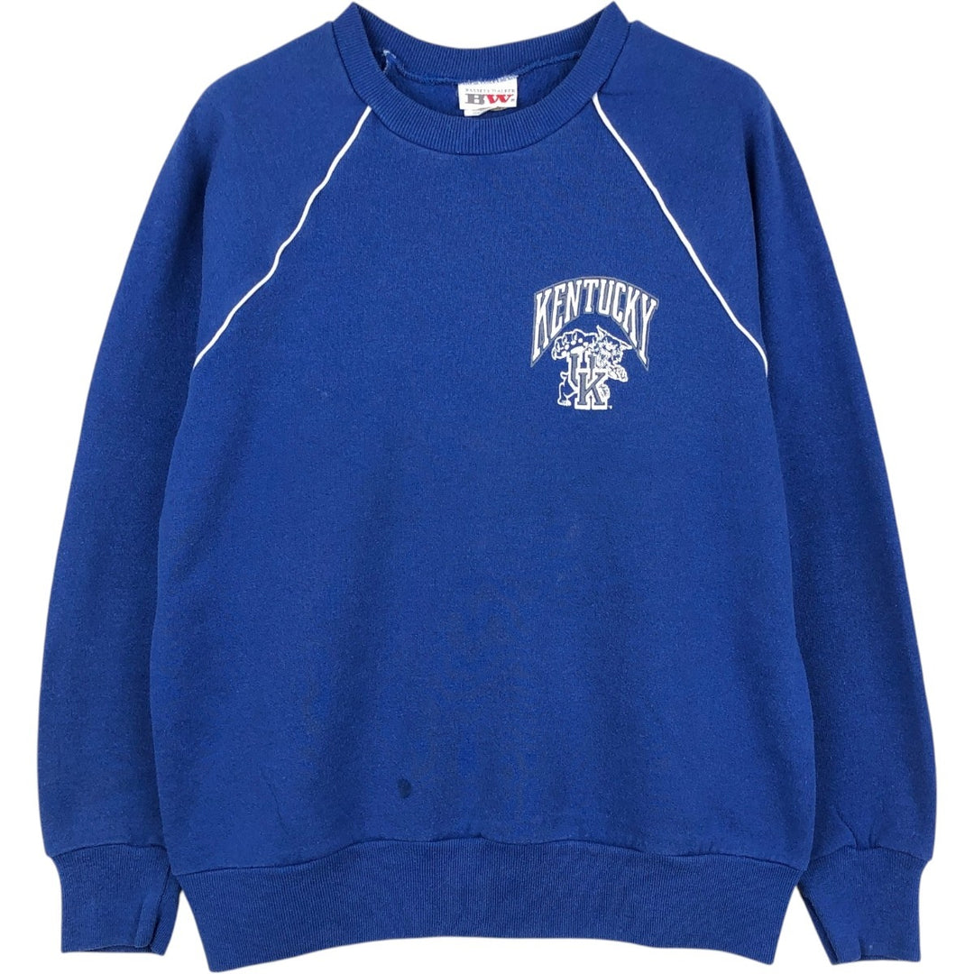 1990'S Bassett Walker University of Kentucky USA-made men's size L (equivalent) Vintage cotton blue type Vintage Second Hand