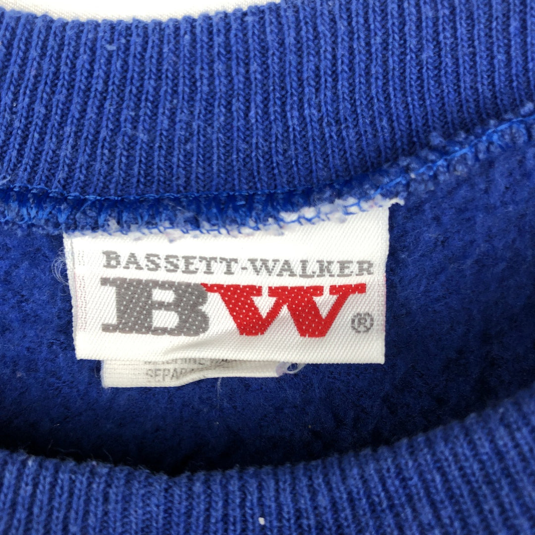 1990'S Bassett Walker University of Kentucky USA-made men's size L (equivalent) Vintage cotton blue type Vintage Second Hand