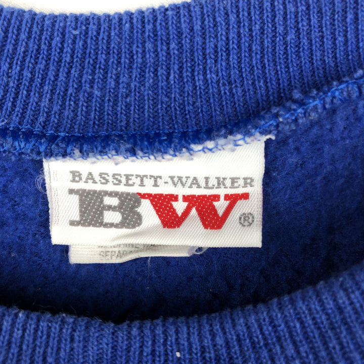 1990'S Bassett Walker University of Kentucky USA-made men's size L (equivalent) Vintage cotton blue type Vintage Second Hand