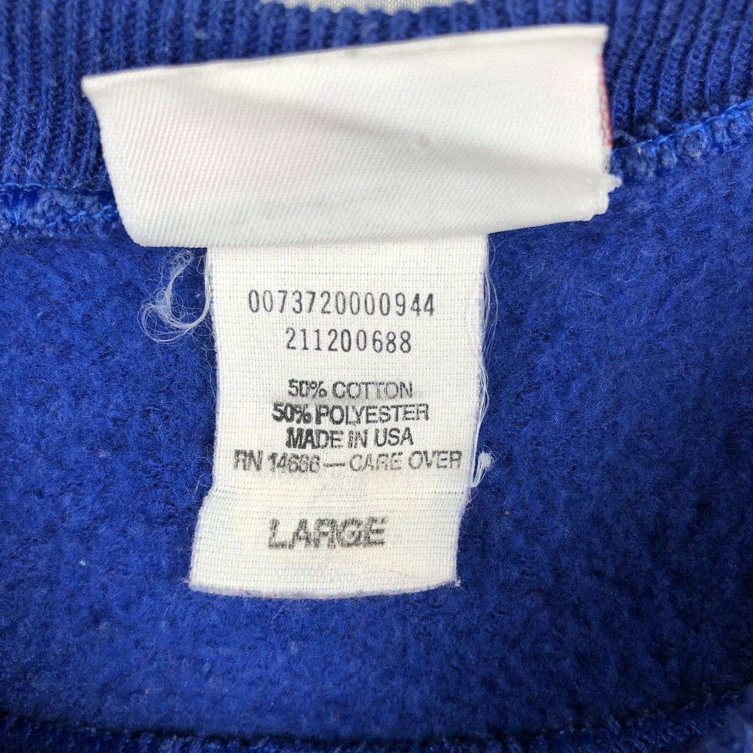 1990'S Bassett Walker University of Kentucky USA-made men's size L (equivalent) Vintage cotton blue type Vintage Second Hand