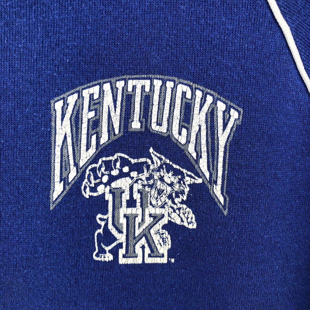 1990'S Bassett Walker University of Kentucky USA-made men's size L (equivalent) Vintage cotton blue type Vintage Second Hand