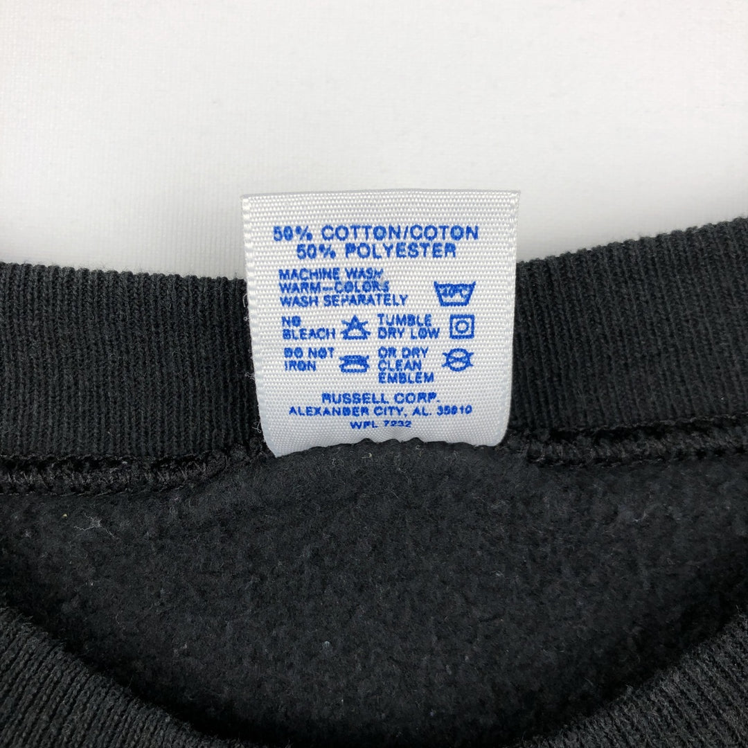 Vintage 90'S Jerzees college sweatshirt, made in the USA, men's size XL cotton black type Vintage Second Hand