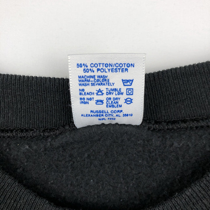 Vintage 90'S Jerzees college sweatshirt, made in the USA, men's size XL cotton black type Vintage Second Hand