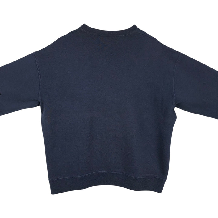90'S Nutmeg Notre Dame University College Sweatshirt, Made in USA, Men's XL equivalent, Vintage cotton navy blue type Vintage Second Hand