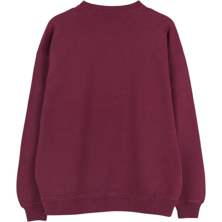 Vintage 90'S Jerzees college sweatshirt, made in the USA, men's size XL cotton burgundy type Vintage Second Hand