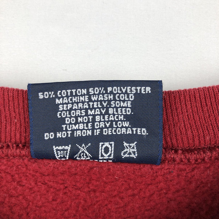 90'S JanSport Florida State University College Sweatshirt, Made in USA, Men's XL equivalent, Vintage cotton red type Vintage Second Hand