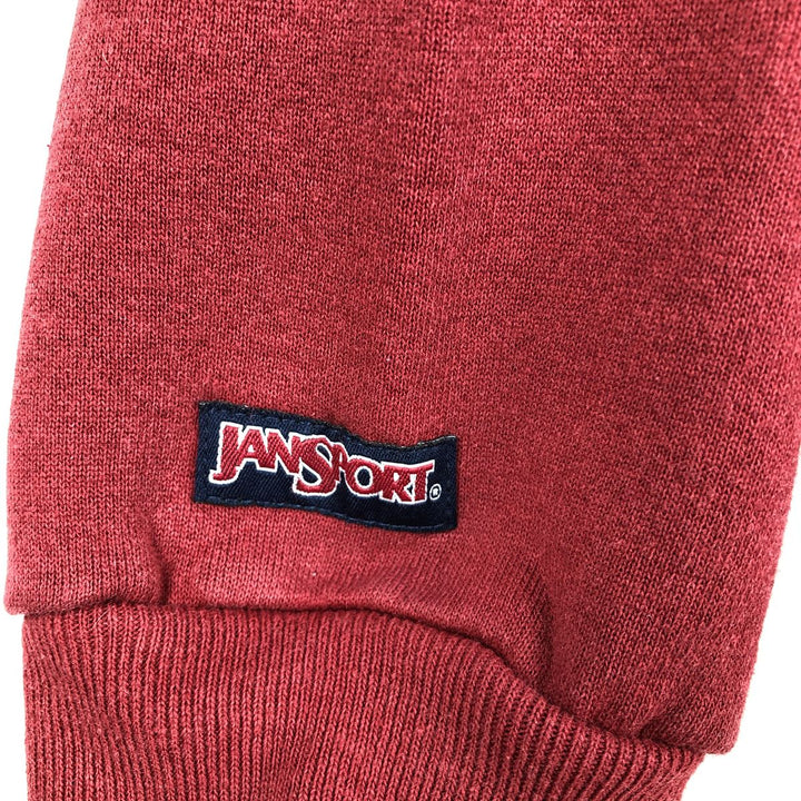 90'S JanSport Florida State University College Sweatshirt, Made in USA, Men's XL equivalent, Vintage cotton red type Vintage Second Hand