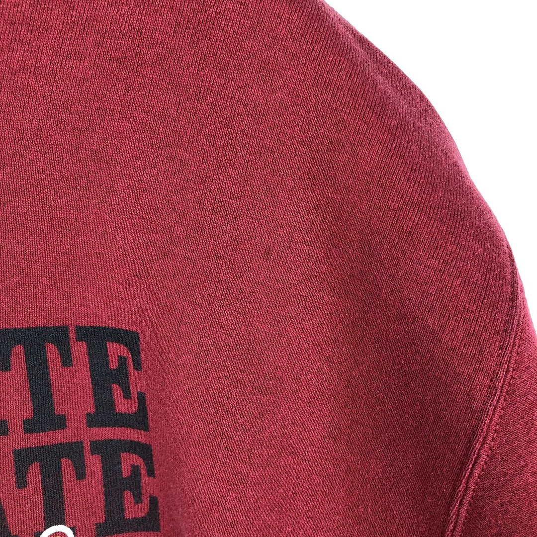 90'S JanSport Florida State University College Sweatshirt, Made in USA, Men's XL equivalent, Vintage cotton red type Vintage Second Hand