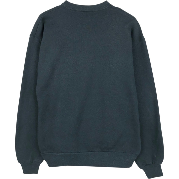 Vintage 90'S Jerzees college sweatshirt, made in the USA, size L, men's cotton Green type dark green Vintage Second Hand