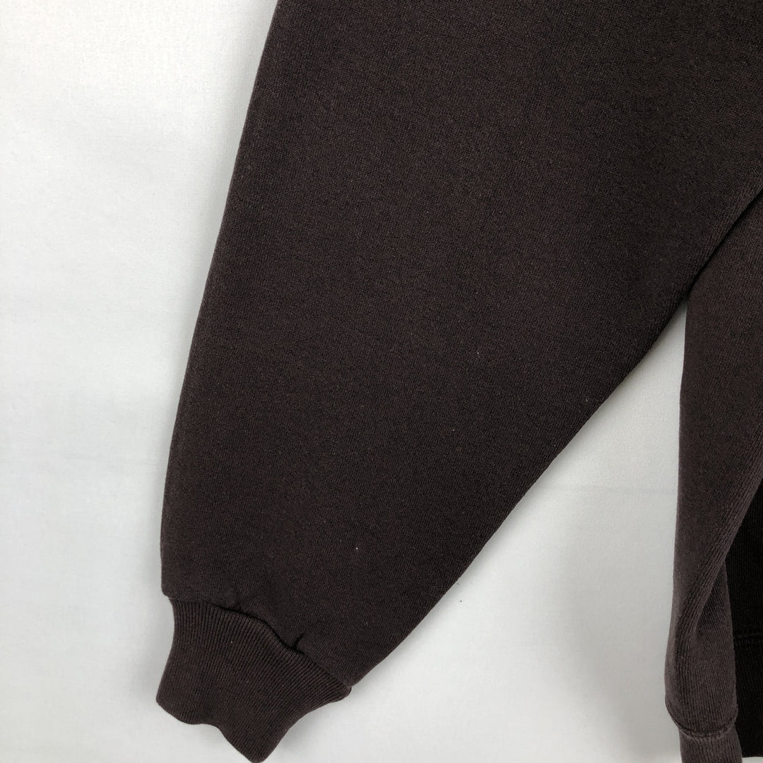 1990'S Russell Brown University College Sweatshirt, Made in USA, Men's Size L (approx.), Vintage cotton walnut Vintage Second Hand