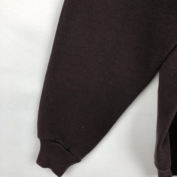 1990'S Russell Brown University College Sweatshirt, Made in USA, Men's Size L (approx.), Vintage cotton walnut Vintage Second Hand