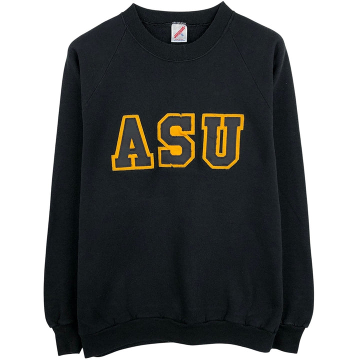 Vintage 90'S Jerzees college sweatshirt, made in the USA, men's size XL cotton black type Vintage Second Hand