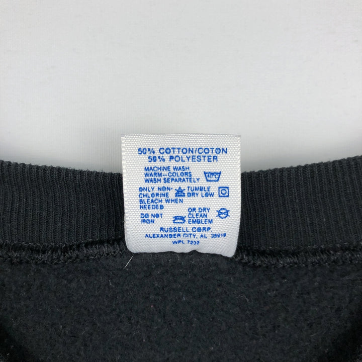 Vintage 90'S Jerzees college sweatshirt, made in the USA, men's size XL cotton black type Vintage Second Hand