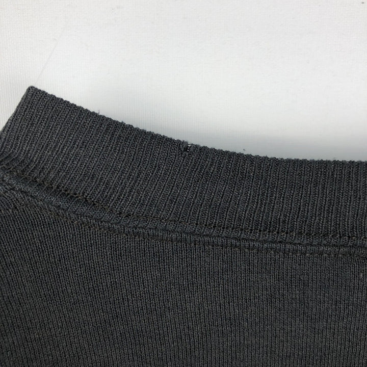 90'S Russell College Sweatshirt, Made in USA, Men's L, Vintage cotton black type Vintage Second Hand
