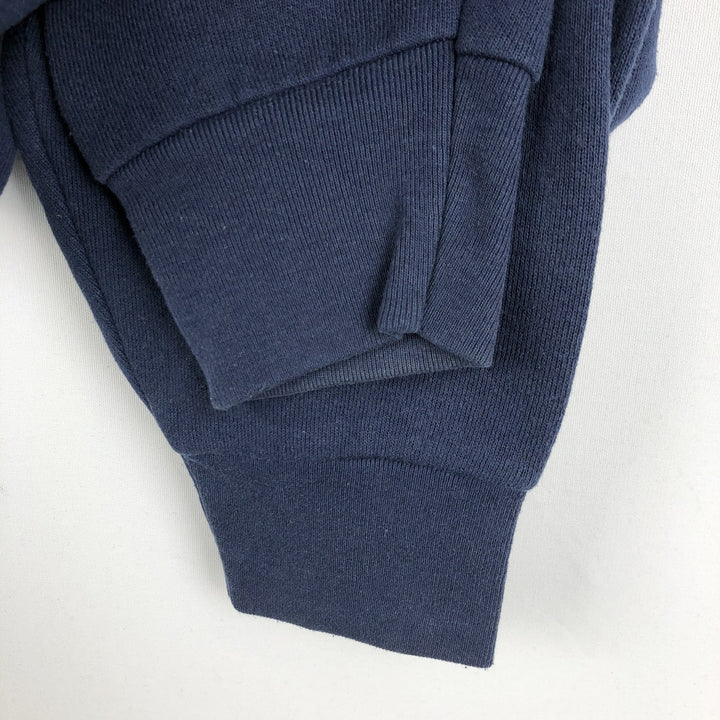 90'S Fruit of the Loom College Sweatshirt, Made in USA, Men's Size L, Vintage cotton navy blue type Vintage Second Hand
