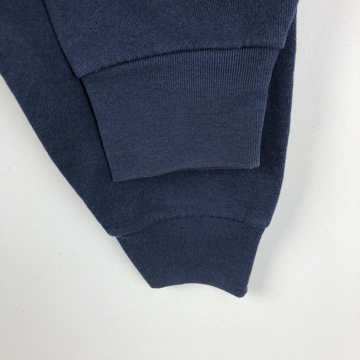 90'S Fruit of the Loom College Sweatshirt, Made in USA, Men's Size L, Vintage cotton navy blue type Vintage Second Hand
