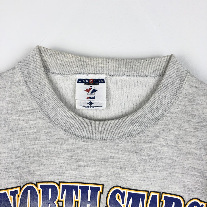 Vintage 90'S Jerzees college sweatshirt, made in the USA, men's size XL cotton gray type Vintage Second Hand