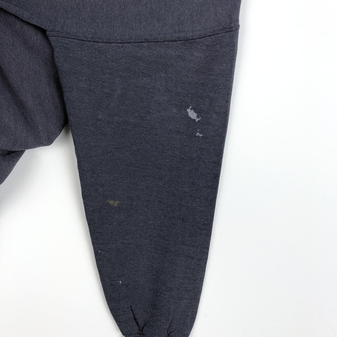 90'S TEE JAYS Print Sweatshirt, Made in USA, Men's Size L (approx.), Vintage cotton Navy blue Vintage Second Hand