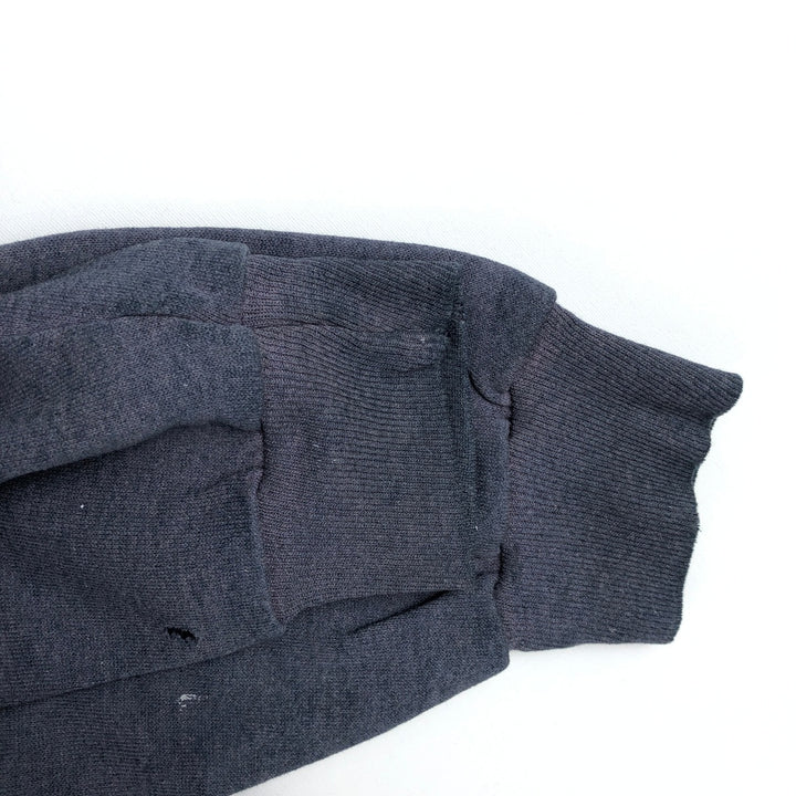 90'S TEE JAYS Print Sweatshirt, Made in USA, Men's Size L (approx.), Vintage cotton Navy blue Vintage Second Hand