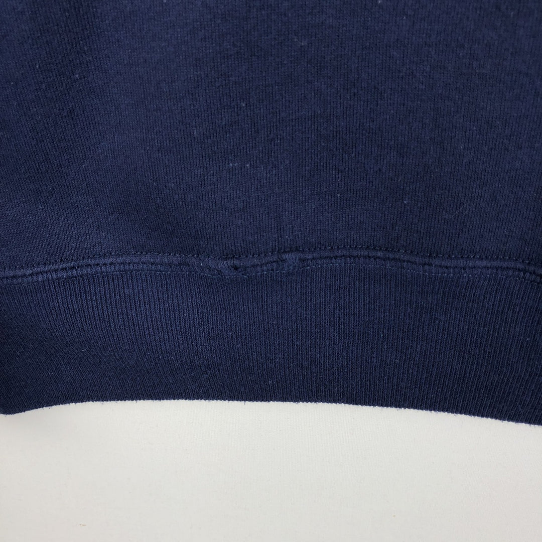 90'S Russell Clemson Tigers College Sweatshirt, Made in USA, Men's Size L (approx.), Vintage cotton navy blue type Vintage Second Hand