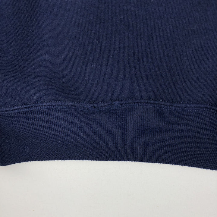 90'S Russell Clemson Tigers College Sweatshirt, Made in USA, Men's Size L (approx.), Vintage cotton navy blue type Vintage Second Hand
