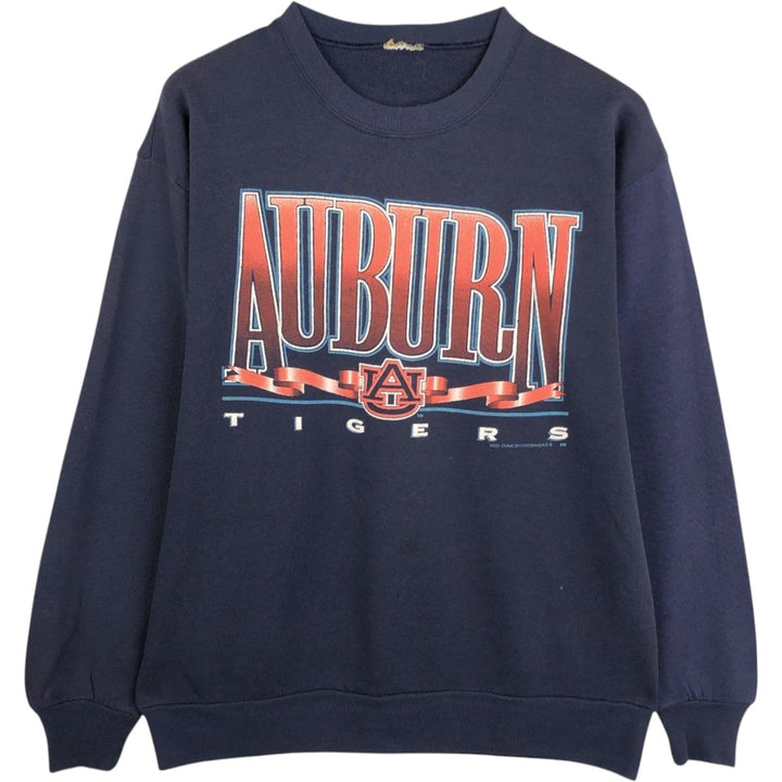 Auburn University College Sweatshirt, Men's Size L (approx.), Vintage unclear navy blue type Vintage Second Hand