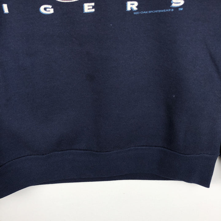 Auburn University College Sweatshirt, Men's Size L (approx.), Vintage unclear navy blue type Vintage Second Hand
