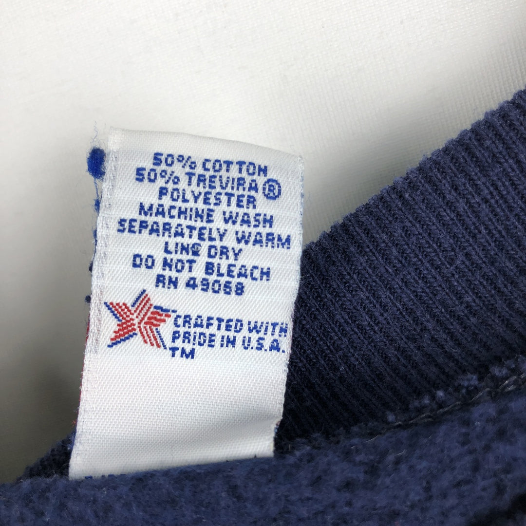 90'S Sofie Heavy Sweats Duke College Sweatshirt, Made in USA, Men's XL equivalent, Vintage cotton navy blue type Vintage Second Hand