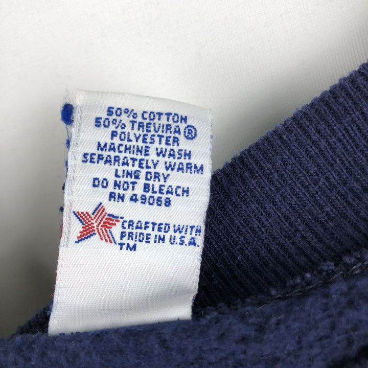 90'S Sofie Heavy Sweats Duke College Sweatshirt, Made in USA, Men's XL equivalent, Vintage cotton navy blue type Vintage Second Hand