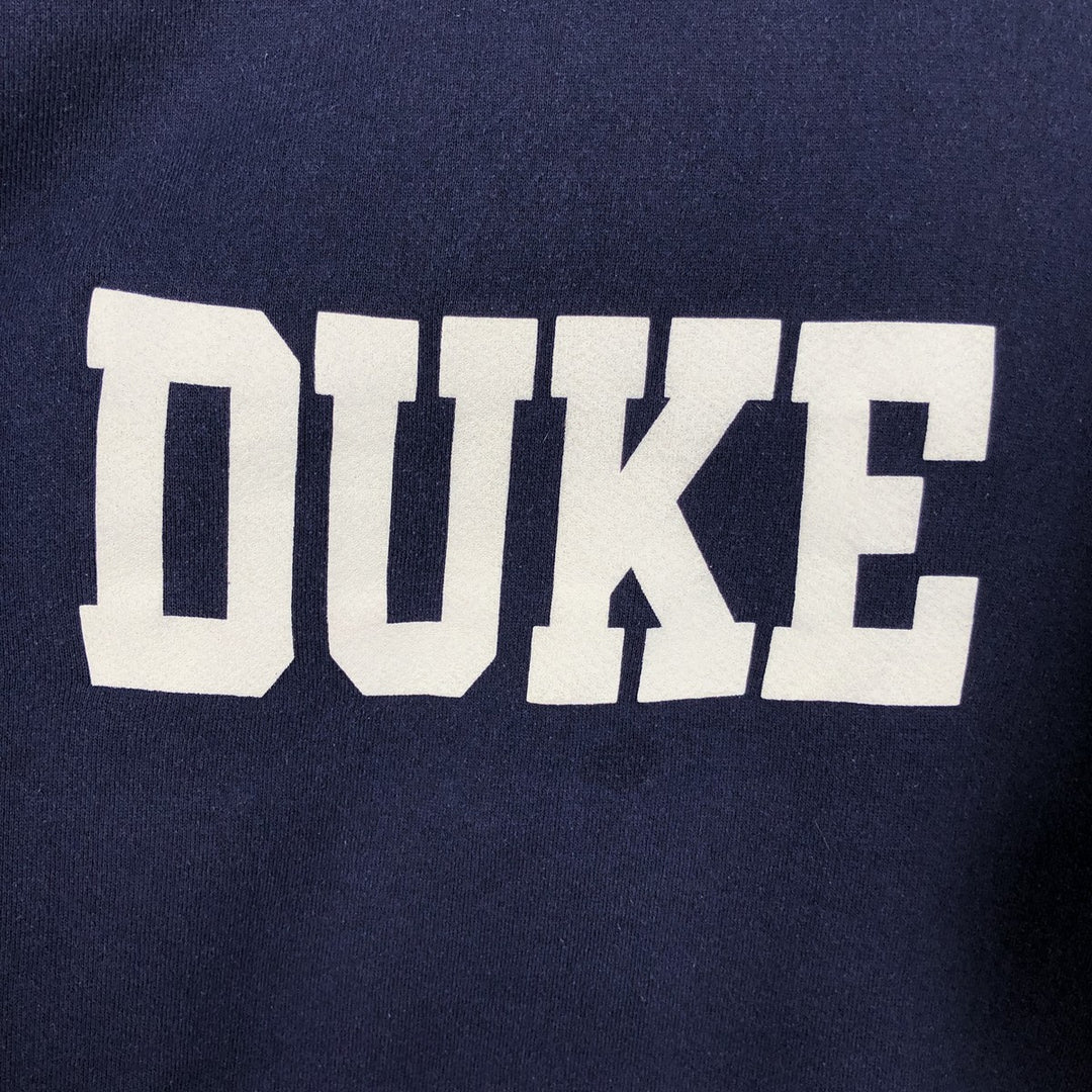 90'S Sofie Heavy Sweats Duke College Sweatshirt, Made in USA, Men's XL equivalent, Vintage cotton navy blue type Vintage Second Hand