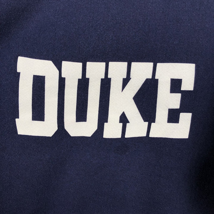 90'S Sofie Heavy Sweats Duke College Sweatshirt, Made in USA, Men's XL equivalent, Vintage cotton navy blue type Vintage Second Hand