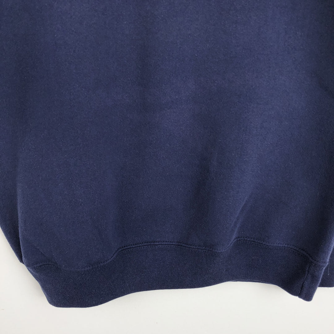 90'S Sofie Heavy Sweats Duke College Sweatshirt, Made in USA, Men's XL equivalent, Vintage cotton navy blue type Vintage Second Hand