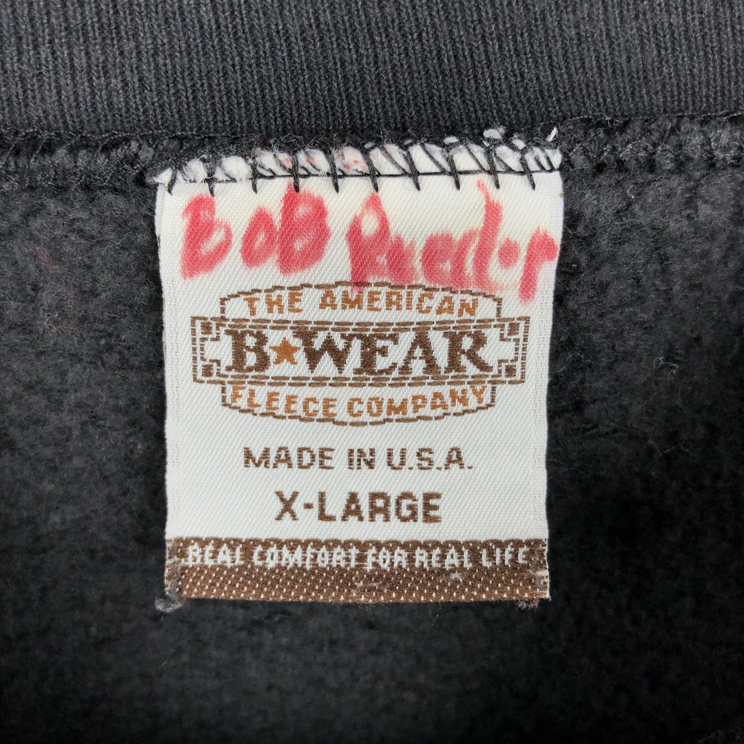 1990'S Ohio State University College Sweatshirt, Made in USA, Men's XL equivalent, Vintage cotton black type Vintage Second Hand