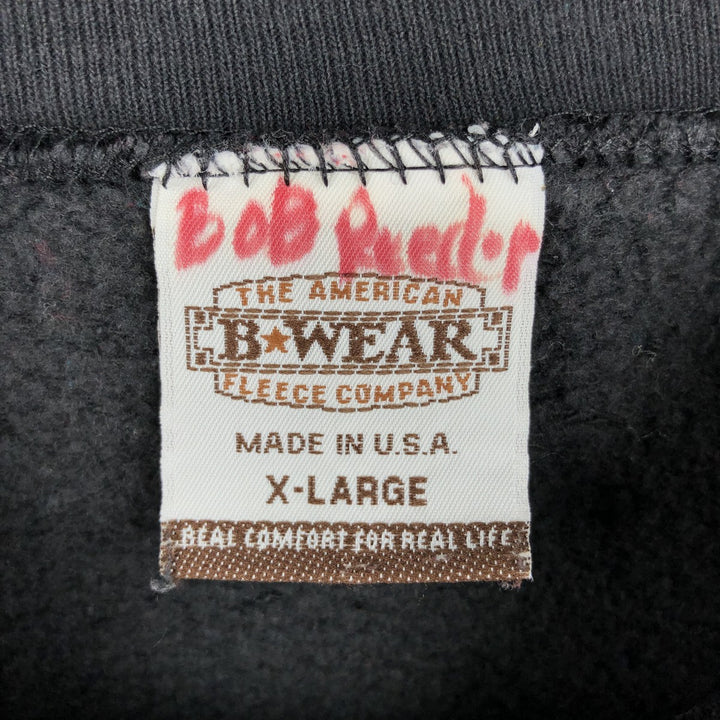 1990'S Ohio State University College Sweatshirt, Made in USA, Men's XL equivalent, Vintage cotton black type Vintage Second Hand