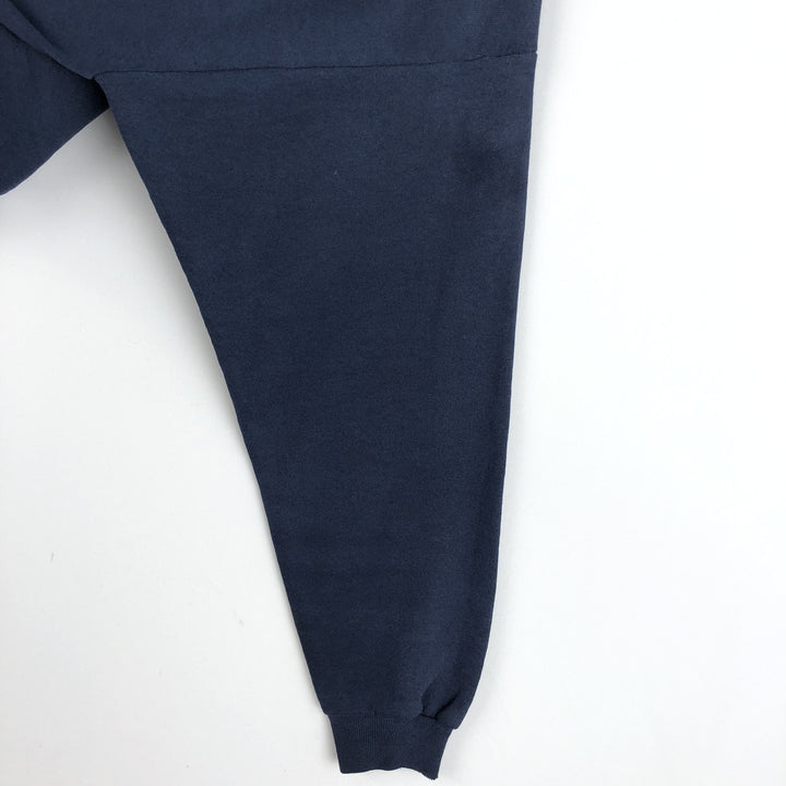 90'S TNT by TRAU AND LOEVNER College Sweatshirt, Made in USA, Men's XL equivalent, Vintage cotton Navy blue Vintage Second Hand