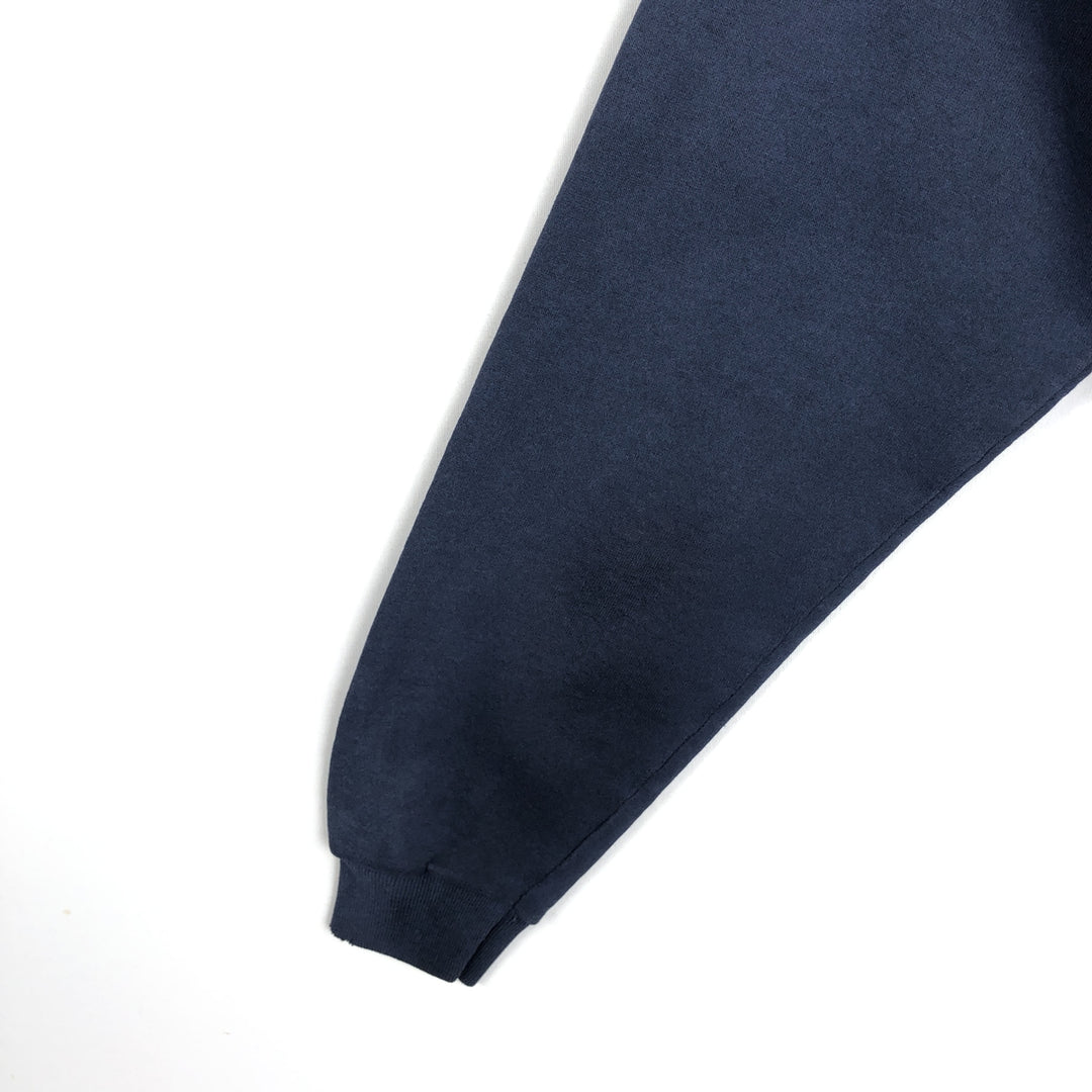 90'S TNT by TRAU AND LOEVNER College Sweatshirt, Made in USA, Men's XL equivalent, Vintage cotton Navy blue Vintage Second Hand