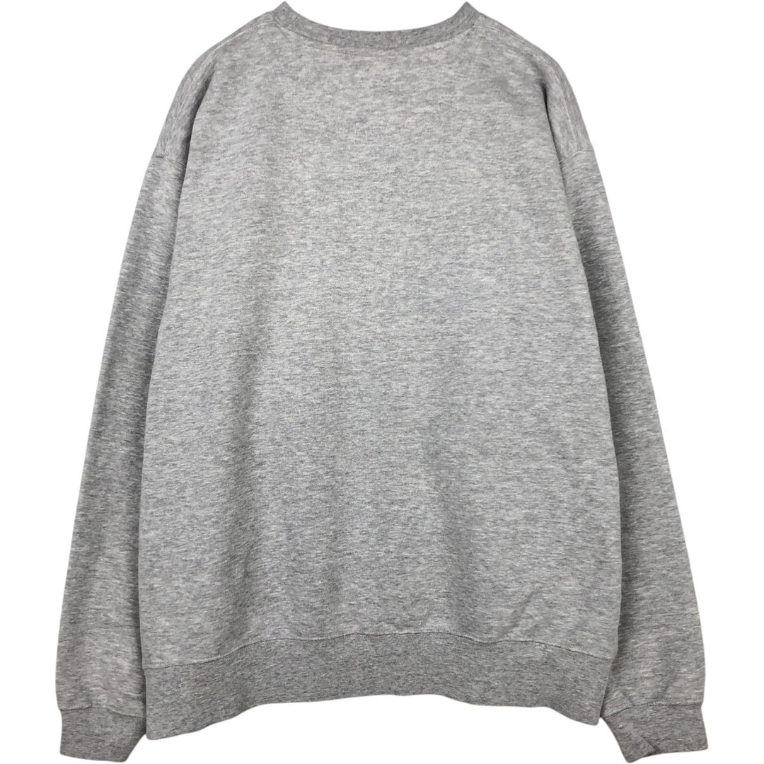 2000'S Nike logo sweatshirt, men's size XL cotton gray type Vintage Second Hand