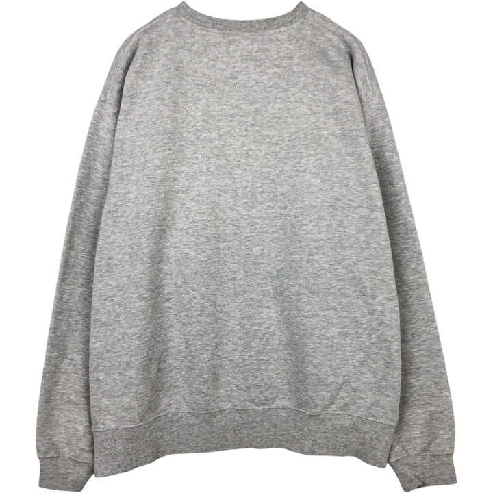 2000'S Nike logo sweatshirt, men's size XL cotton gray type Vintage Second Hand