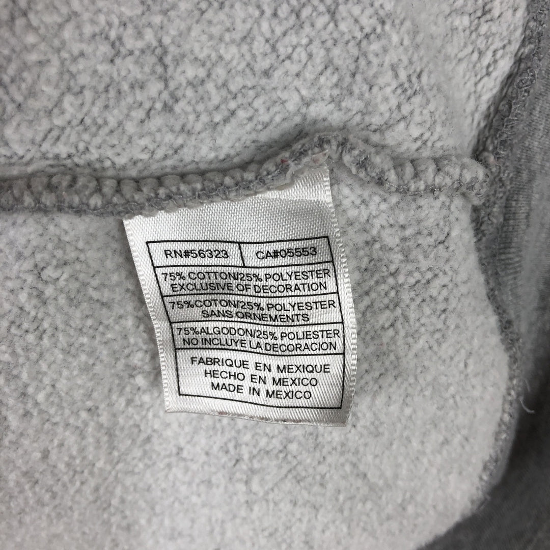 2000'S Nike logo sweatshirt, men's size XL cotton gray type Vintage Second Hand