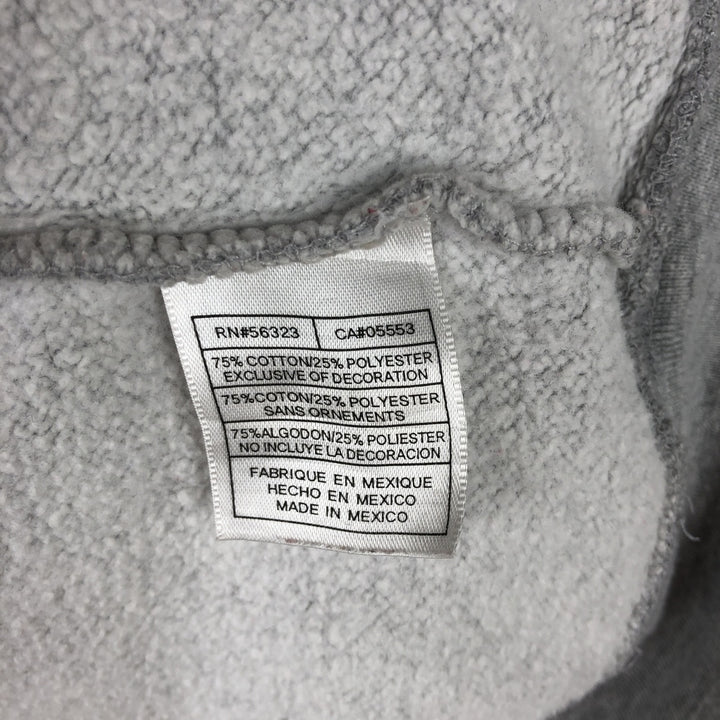 2000'S Nike logo sweatshirt, men's size XL cotton gray type Vintage Second Hand